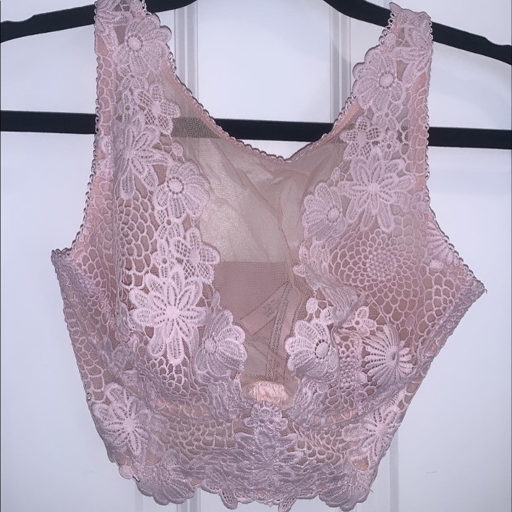 Victorias secret lace crop top